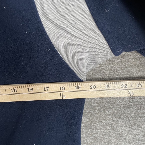 Vintage Majestic Gonzaga Bulldogs Fleece Thermal Shirt Mens M Navy Blue NCAA‎ - Picture 6 of 9